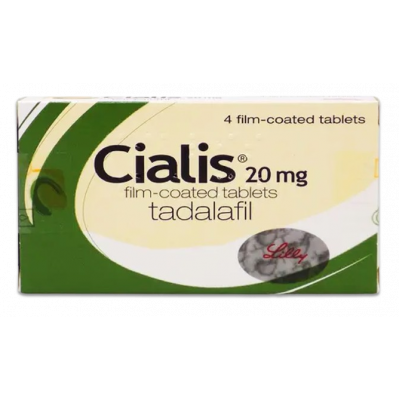 CIALIS 20 MG ( TADALAFIL ) 4 FILM-COATED TABLETS